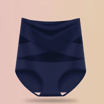 High-waist support briefs in Blue