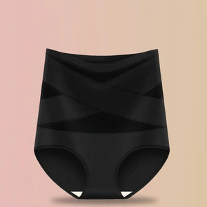 High-waist support briefs in Black